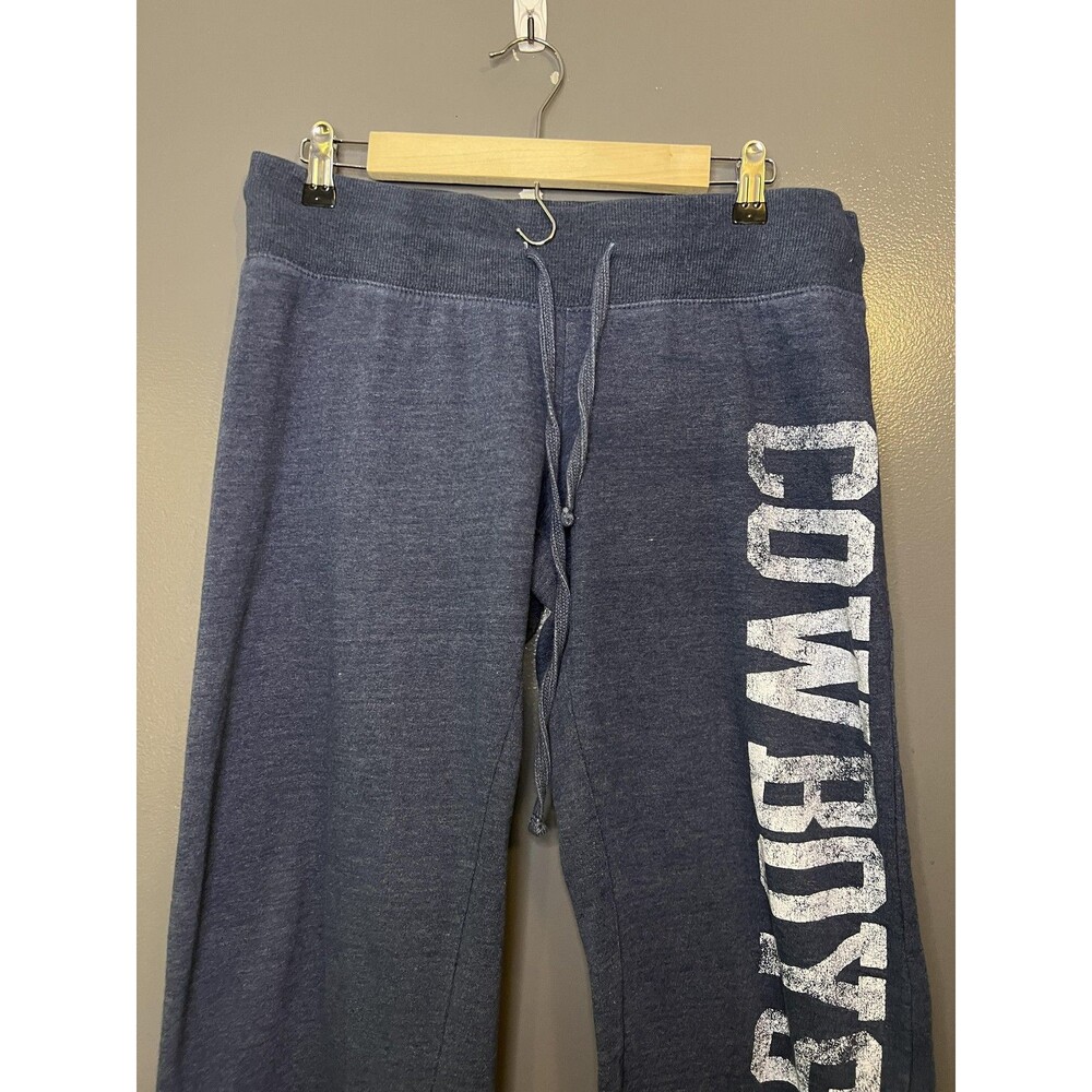 Dallas Cowboys Pants Womens XL Blue NFL Football 1960 Graphic Lounge Sweatpants